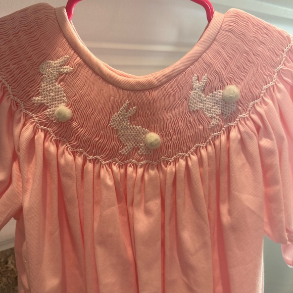 Smocked Easter Dress- 3T - Picture 3 of 3